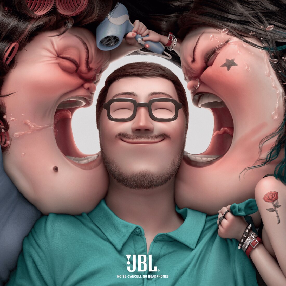 JBL – Block Out The Chaos, the "Wife & Daughter" creative