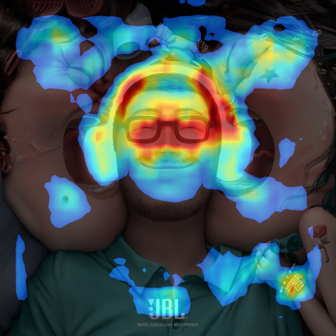 Attention heatmap for the JBL creative